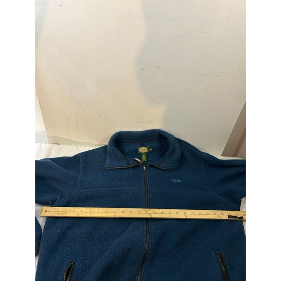 Cabela Polartec zipper fleece USA Blue large Pull Over Men's - Picture 4 of 7